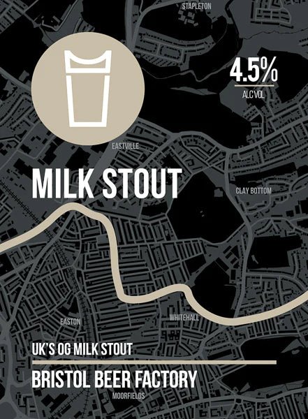 Bristol Beer Factory Milk Stout 1/2 - StableAles